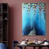 The Abstract Ocean Bubble 100% Hand Painted Wall Painting (With Outer Floater frame)